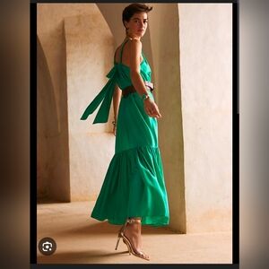 Elegant Green Maxi Dress